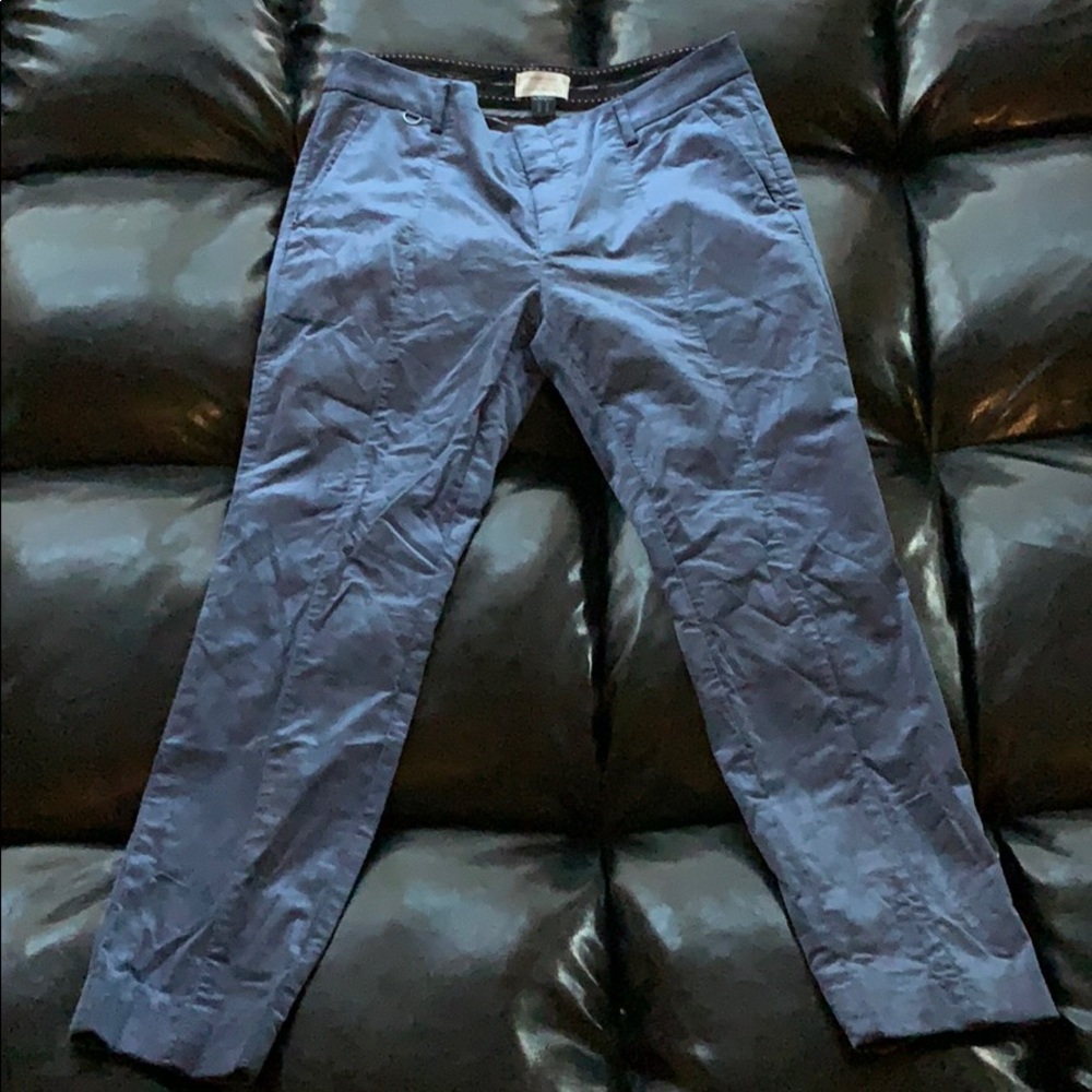 Anthropologie Essential Slim Pants Blue Size:6